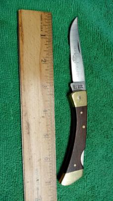 Sears Craftsman Model# 95075 "Old Crafty" Lockback Knife Nice Condition Made in U.S.A.