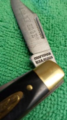 Sears Craftsman Model#95066 " A.C.E Edge" Large Stockman Pocket Knife Excellent Condition Unused