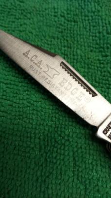 Sears Craftsman Model#95066 " A.C.E Edge" Large Stockman Pocket Knife Excellent Condition Unused