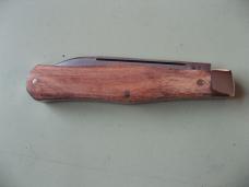   DANIELS FAMILY KNIFE BRANDS-TITUSVILLE CUTLERY-LEXINGTONIAN-HOLY OLIVE WOOD