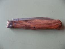   DANIELS FAMILY KNIFE BRANDS-TITUSVILLE CUTLERY-LEXINGTONIAN-HOLY OLIVE WOOD