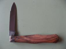   DANIELS FAMILY KNIFE BRANDS-TITUSVILLE CUTLERY-LEXINGTONIAN-HOLY OLIVE WOOD