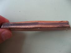   DANIELS FAMILY KNIFE BRANDS-TITUSVILLE CUTLERY-LEXINGTONIAN-HOLY OLIVE WOOD