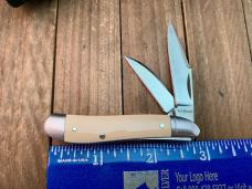 A.G. Russell Pinched Peanut Mammoth Ivory VG-10 Seki Japan