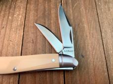 A.G. Russell Pinched Peanut Mammoth Ivory VG-10 Seki Japan