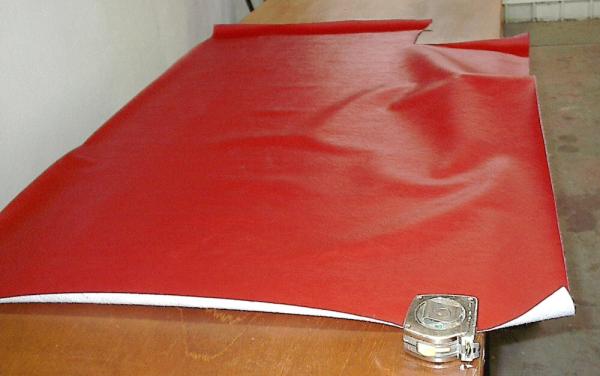 1990 CORVETTE FLAME RED ORIGINAL OEM VINYL SEAT MATERIAL LIKE NEW IN TUBE