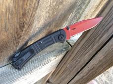 Buck 112 Ranger - May 2024 Buck of the Month - Black Aluminum Handle Red D2 Blade - New