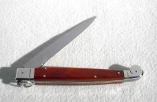 NEW AGA CAMPOLIN 12" ITALIAN SICILIANO FIGHTING KNIFE EXOTIC COCOBOLO WOOD 4 MIL BLADE N/S BOLSTERS
