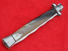  New Beltrame 13"  Italian Stiletto Brazilian-Horn Handles- SS Kriss grind Blade