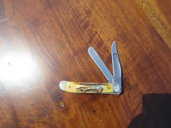 Case XX Stag Mini Trapper (with scrolled bolsters)