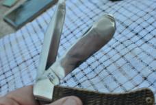 Case XXX Bradford PA G ROG 62100SS Saddle horn 1990 ABCA LE Of 2500 Green Bone Factory Mint 