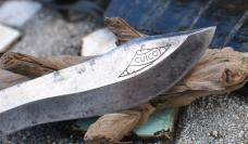 Cutco Hunting Knife Early 60's Tang Stamped 1065 USA made 10 1/2" OAL Lamb Designed Gator Sheath
