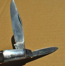 A.W. Wadsworth & Son Germany 2 Blade Barlow Wood Factory Mint Steel Bolsters Liners Kastor Import