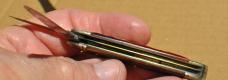 Boker USA 1941-83 Two Blade Jigged Red Bone 3" Closed Mirror Polish With Tarnish Factory Snap Tight