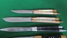 RARE LOT 4 PHILIPPINE BATANGAS Balisong Butterfly Knives Double Edge