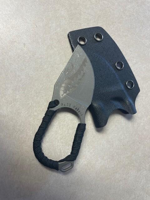 Jake Hoback Jeremiah Johnson Fixed Blade Knife Warthog  CPM-20CV Steel Black