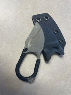 Jake Hoback Jeremiah Johnson Fixed Blade Knife Warthog  CPM-20CV Steel Black