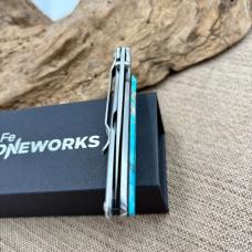 Santa Fe Stoneworks Kershaw Leek Jewelry Collection Turquoise Mother of Pearl