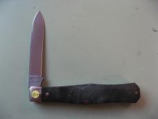   DANIELS FAMILY KNIFE BRANDS-TITUSVILLE CUTLERY-LEXINGTONIAN-GREEN MAPLE BURL