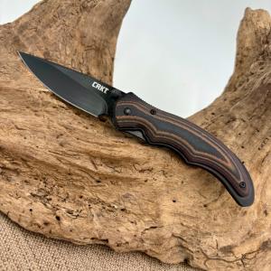 CRKT Endorser 1105K Pocket Knife - Assisted Plain Black Blade - Liner Lock (116)