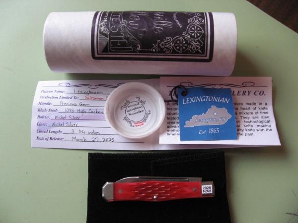   DANIELS FAMILY KNIFE BRANDS-TITUSVILLE CUTLERY-LEXINGTONIAN-SALESMAN SAMPLE