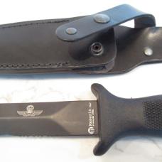  Coltellerie Maserin Fixed Blade Knife w/ Leather Sheath Para Design