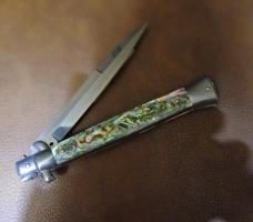 "SUPER PRETTY" 4MM 11" FRANK BELTRAME "ABOLONE" HARD TO FIND NEW!