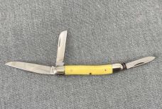 WR Case & Sons – Stockman 3318HE – Yellow Composite handles – 5 dot 1975