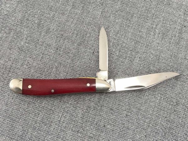 WR Case & Sons – Peanut pattern SR6220 – Smooth Red Bone handles – 1 dot 1979 WR Case & Sons – Peanut pattern SR6220 – Smooth Red Bone handles – 1 dot 1979