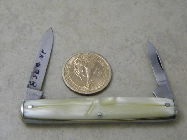 Boker USA Tree Brand 8064 Dealer Numbered Pearl Pen Knife