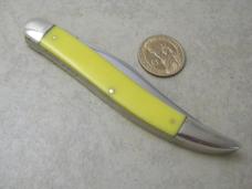 Camillus New York USA Delrin Yellow 25 Fish Knife w/Scaler and Sharpener
