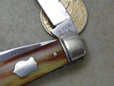 Boker USA Tree Brand 8575 Dealer Numbered Bone Stockman Knife