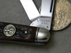 Boker USA 8586 Bone Stockman Knife