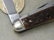 Boker USA 8586 Bone Stockman Knife