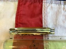 1986 Bulldog Brand 3 Blade "Our Best" Canoe w/ Great Stag Handles -NOS & NM