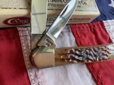 Case xx 1999 Copperhead (Mdl# 6249 SS) w/ Nice Brown Bone Handles -NOS