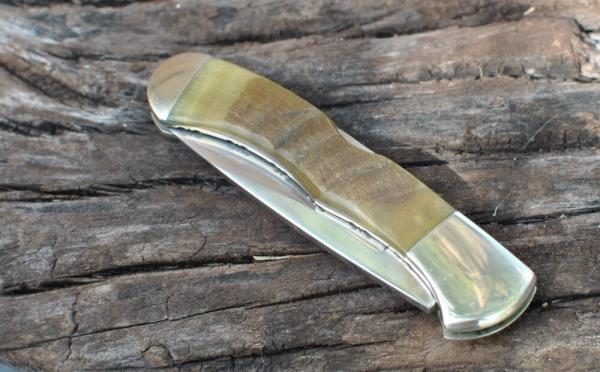 Buck 532 Custom Anvil Tang Stamp Mirror Polish Ram Horn Handles File Work Inside And Out