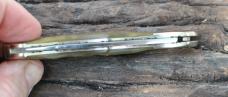 Buck 532 Custom Anvil Tang Stamp Mirror Polish Ram Horn Handles File Work Inside And Out