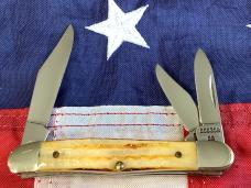 Case xx Whittler Knife Mdl# SC6308 SS, Roman Numerial tang stamp, Nice Torched Bone Handles -NOS