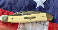 Bulldog Brand HAND MADE Whittler w/ Ivory Handles -NOS & M/NM