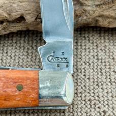 Case XX 6207 SS Smooth Bone Handle 2006 USA Two Blade Trapper Pocket Knife (214)