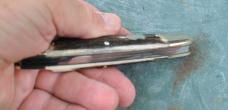 Parker Bulldog 1999 Ango Saxon Whittler Stag 5 1/4" Closed Mint Western indiana Club 1 Of 22 Made