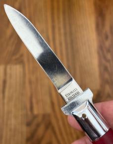 Rare Korean Fixed Guard Rizzuto Variation Switchblade Knife, Unused