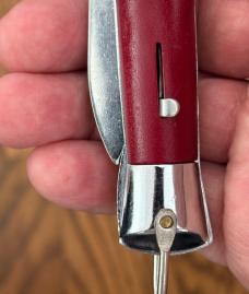 Rare Korean Fixed Guard Rizzuto Variation Switchblade Knife, Unused
