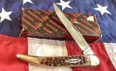 Winchester 4 & 1/4" Toothpick (Mdl# 19022) w/ Brown Derlin Handles