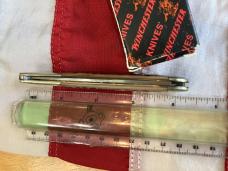 Winchester 4 & 1/4" Toothpick (Mdl# 19022) w/ Brown Derlin Handles