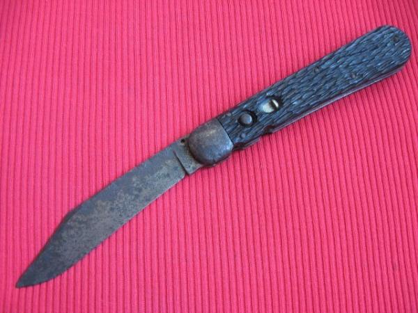 SCHRADE. CUT CO. Hunters Pride WALDEN NY USA Switchblade Knife