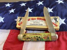Vintage Camillus 2 Blade Large Cigar Knife w/ Riders of the Silver Screen Handles -Gene Autry