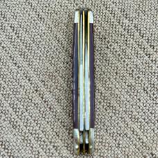 Case XX USA Brown Standard Jigged Peanut Pocket Knife 6220 SS Delrin Handle -170