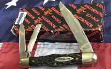 Winchester Whittler (Mdl# 39018) w/ Nice Black Bone Handles. -NOS in Orig Box